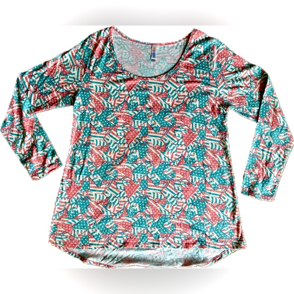 LuLaRoe Stylish Multicolor Lynnae Top